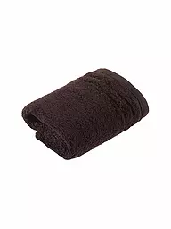 VOSSEN | Seiftuch VIENNA STYLE SUPERSOFT 30x30cm Blackberry | braun