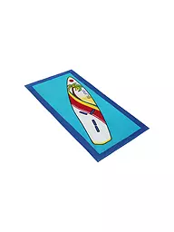 VOSSEN | Strandtuch RETRO HAITI 85x160cm Blau/Surfbrett | Blau