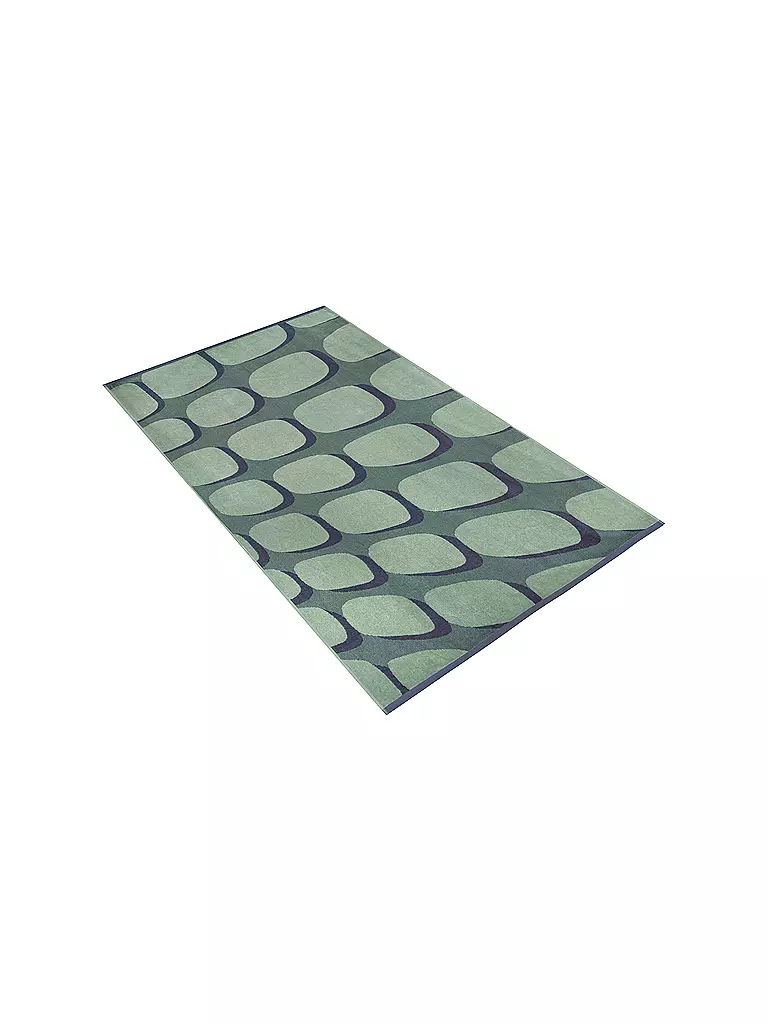 VOSSEN | Strandtuch SHADOW PLAY 100x180cm Soft Green  | hellgrün