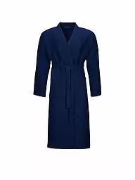 VOSSEN | Unisex Bademantel WELLINGTON-L Winternight | dunkelblau