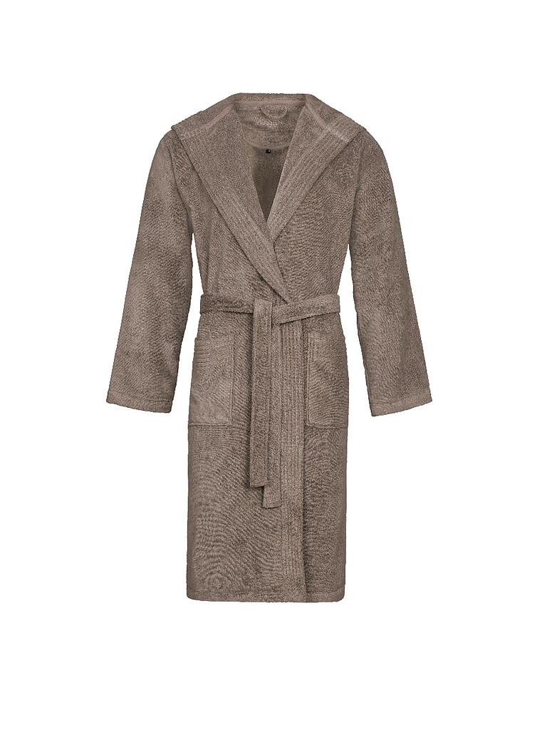 bademantel damen braun