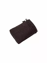 VOSSEN | Waschhandschuh VIENNA STYLE SUPERSOFT 16x22cm Dark Brown | braun