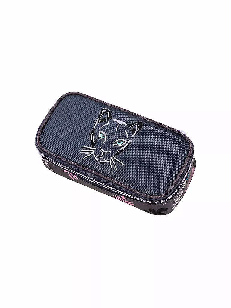 WALKER | Federmappe Pencil Box Jungle Cat | schwarz