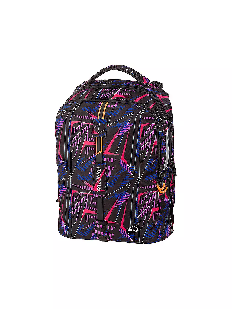 WALKER | Rucksack "Wizzard Elite - Neon Lights" | schwarz