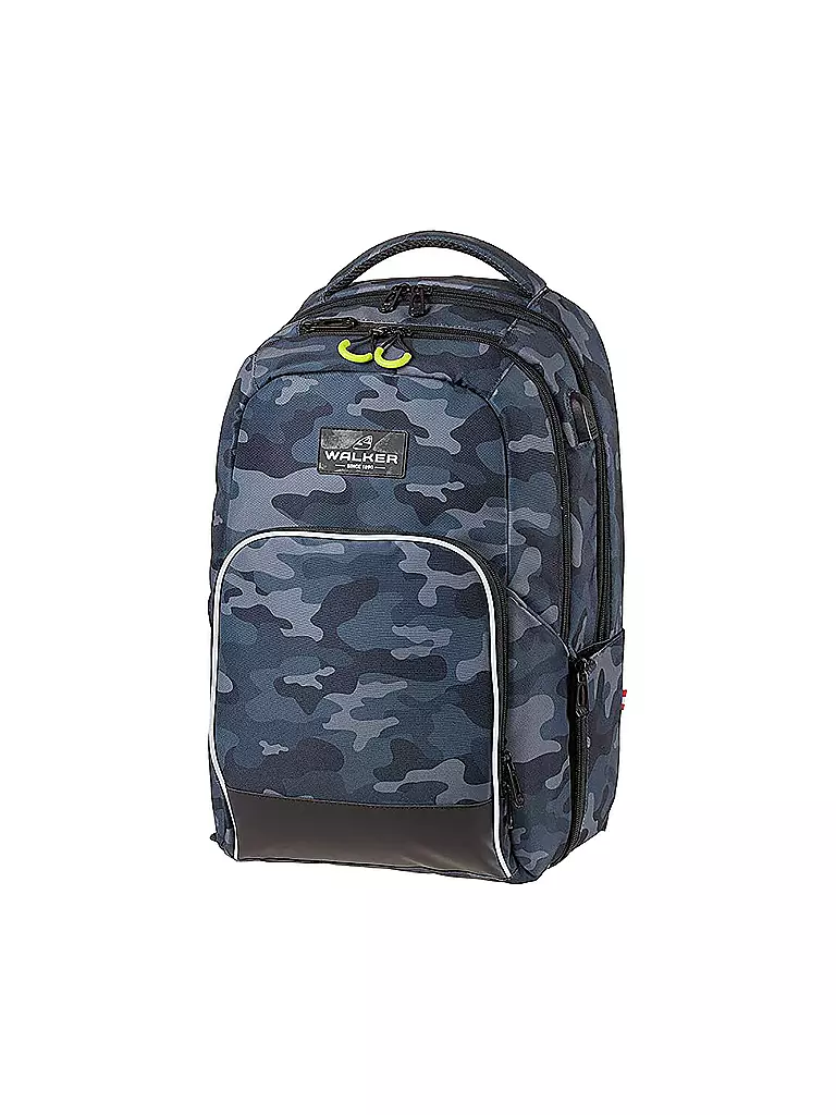 WALKER | Rucksack Pure College Camouflage Grau Blau | grau