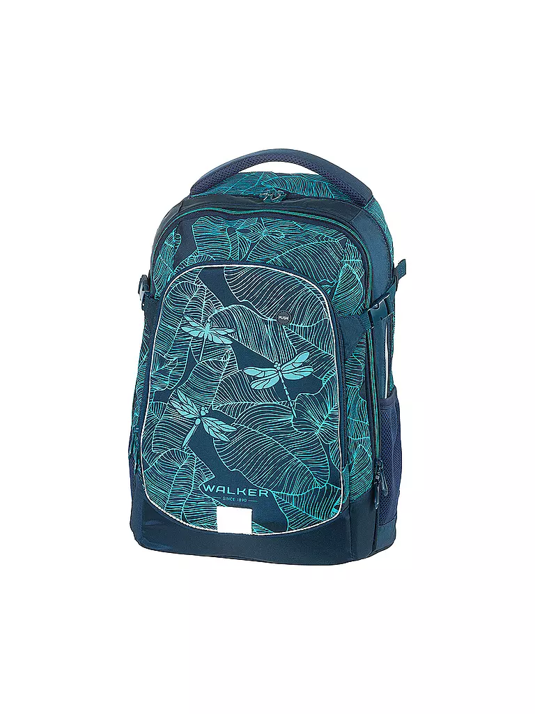 WALKER | Schulrucksack Fame 2.0 Glow in the Dark | petrol