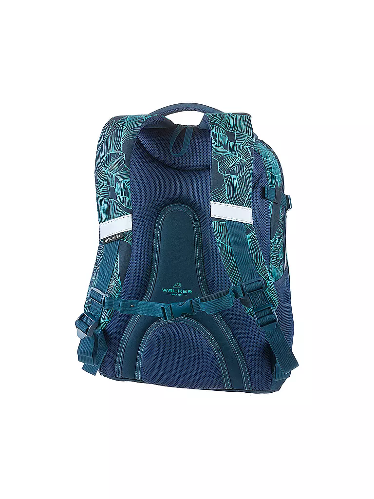 WALKER | Schulrucksack Fame 2.0 Glow in the Dark | petrol