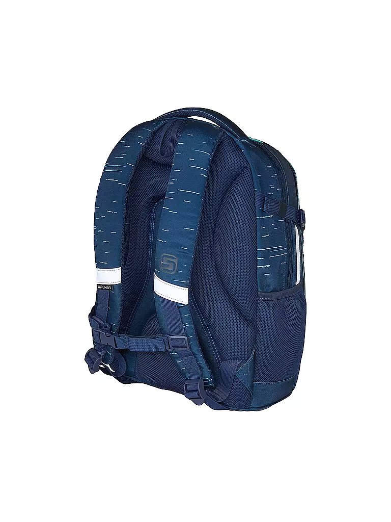 WALKER | Schulrucksack Fame 2.0 Graffiti Hand | blau