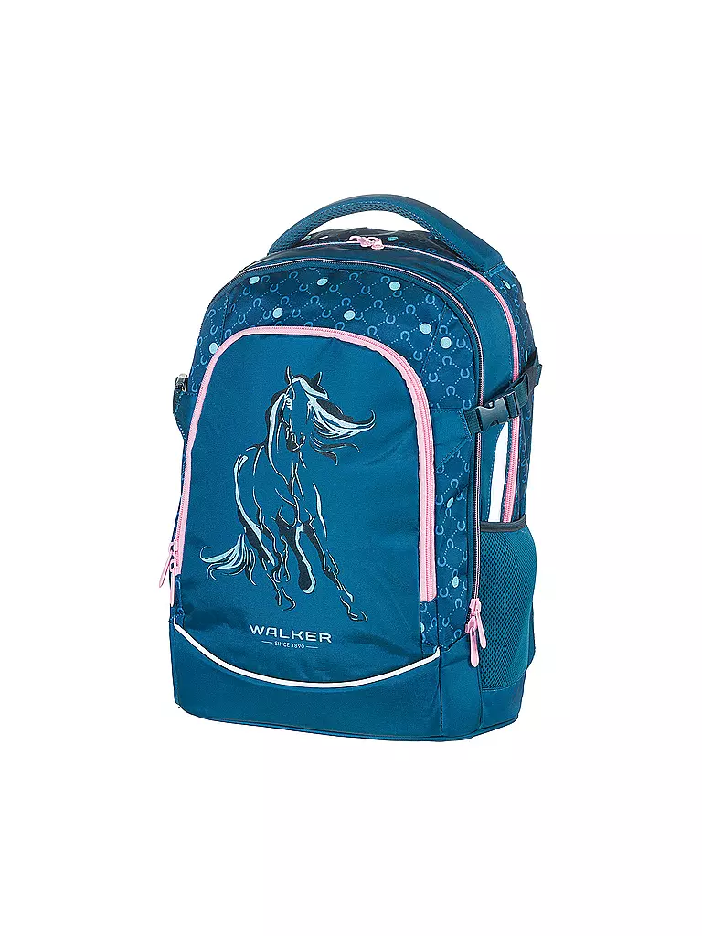 WALKER | Schulrucksack Fame 2.0 Lucky Horse | dunkelblau