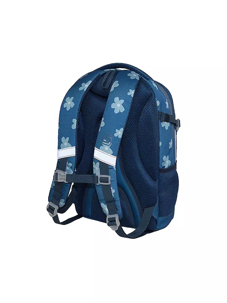 WALKER | Schulrucksack Fame 2.0 Uni 90ies Flower Blue | blau