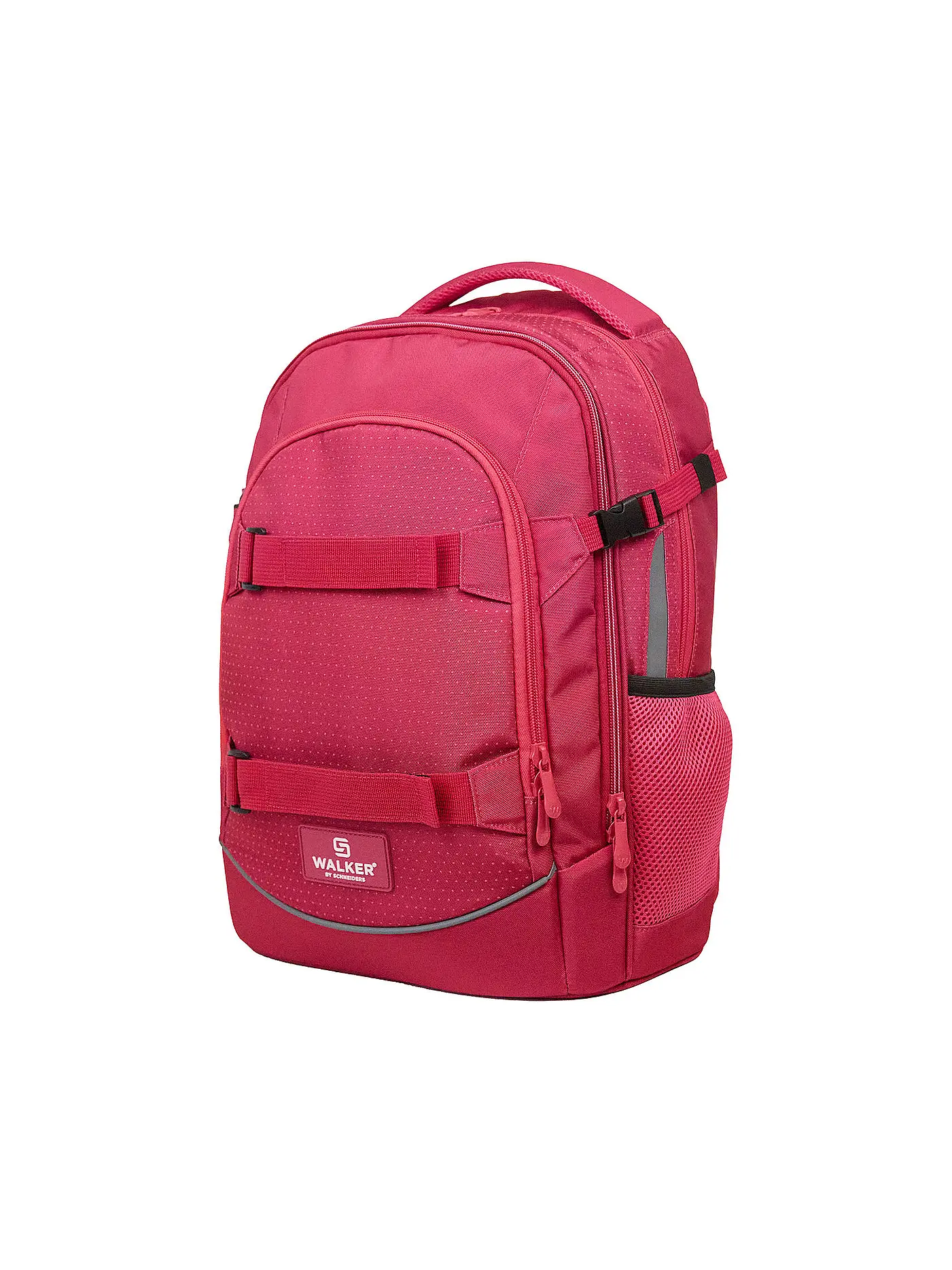 WALKER | Schulrucksack Fame 2.0 Uni 90ies Flower Blue | rot
