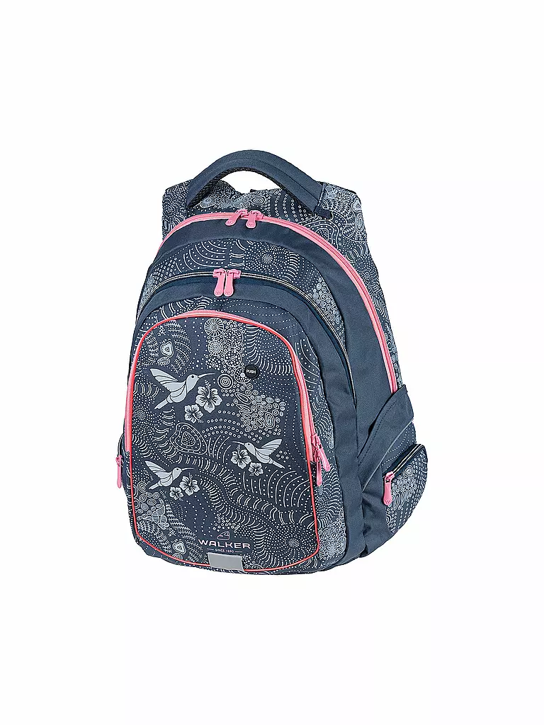 WALKER | Schulrucksack Fame Glow in the Dark Blau | blau