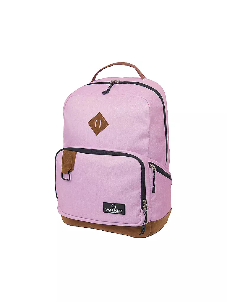 WALKER | Schulrucksack Pure Eco Mauve | pink