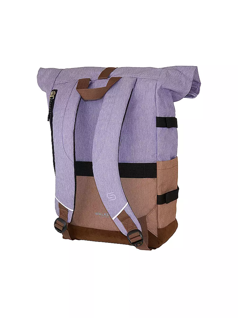 WALKER | Schulrucksack Roll Up Two Lavender & Biscuit | braun