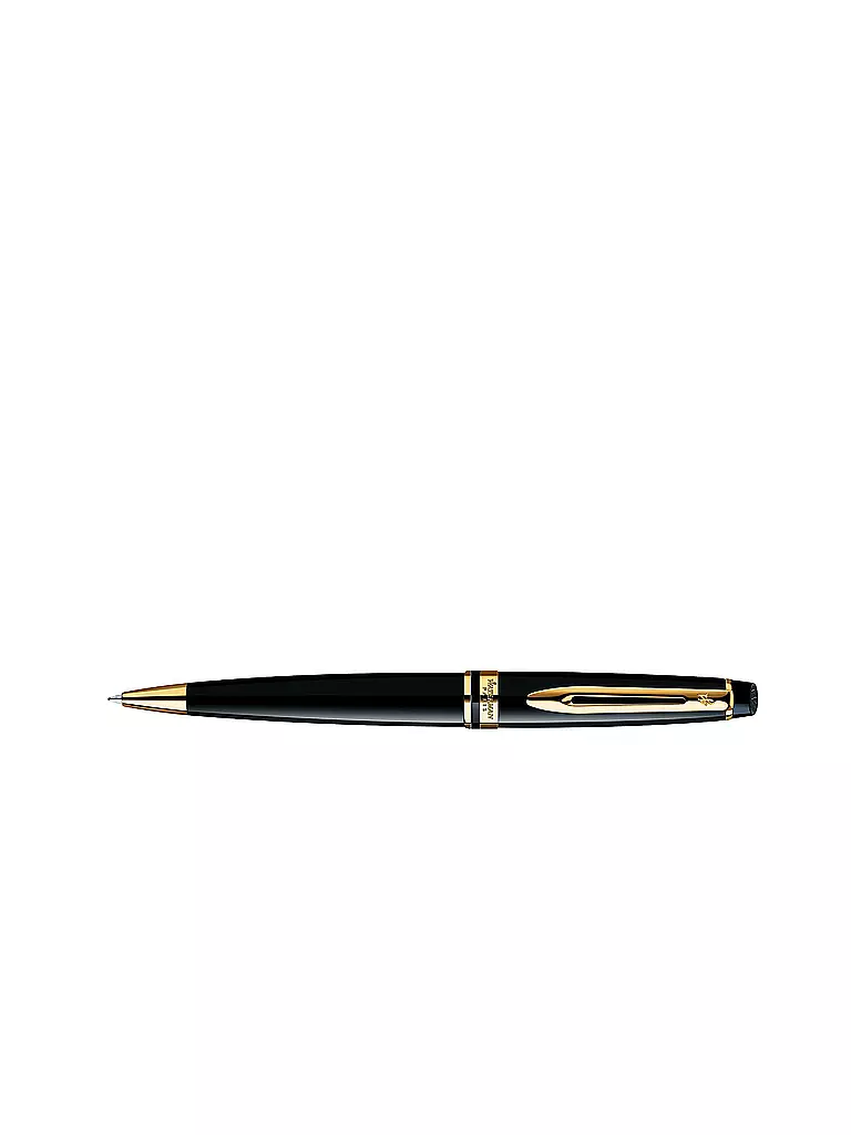 WATERMAN | Kugelschreiber "Expert" M Black G.C.  | blau