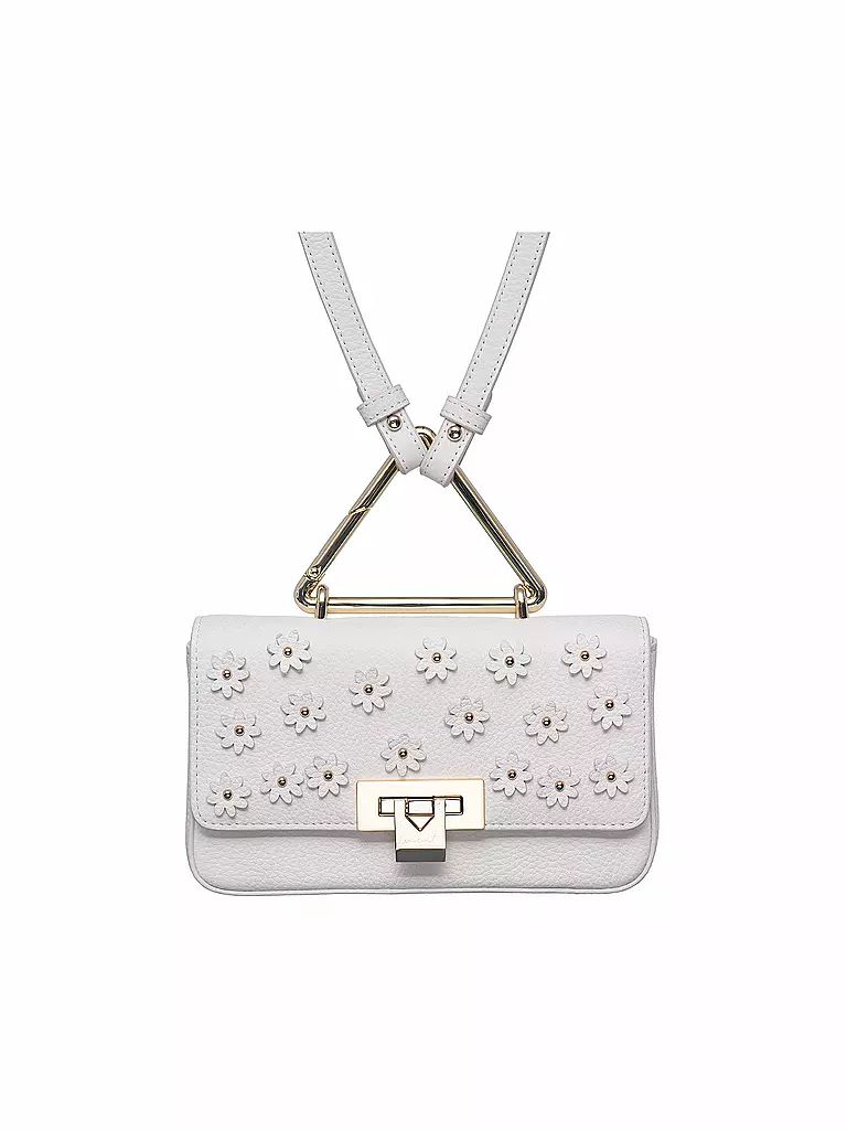 WEAT | Ledertasche - Minibag "Toast Daisy" | creme
