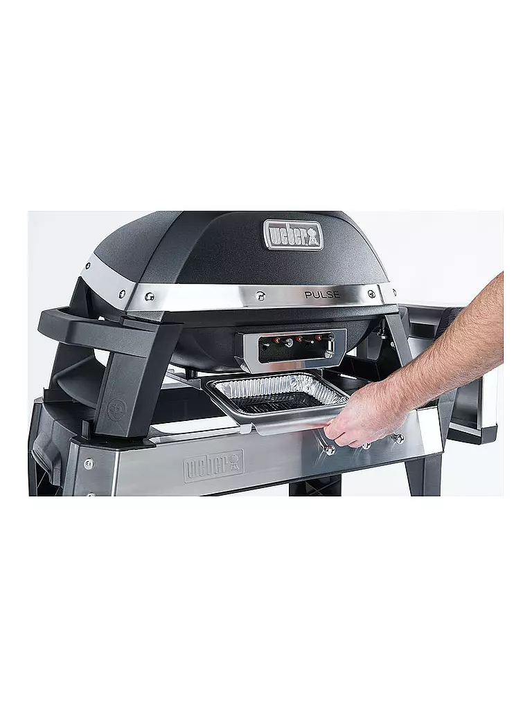 WEBER GRILL | E-Grill "Pulse" 2000 mit Stand | schwarz