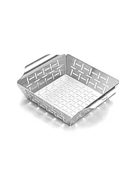 WEBER GRILL | Gemüsekorb "Deluxe" aus Edelstahl klein  | silber