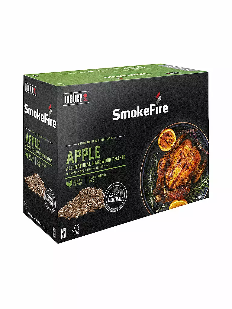 WEBER GRILL | Smokefire Holzpellets 8kg Apfelholz | braun