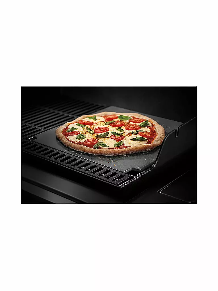 WEBER GRILL | WEBER CRAFTED Glasierter Grillstein​ 40x41cm | schwarz