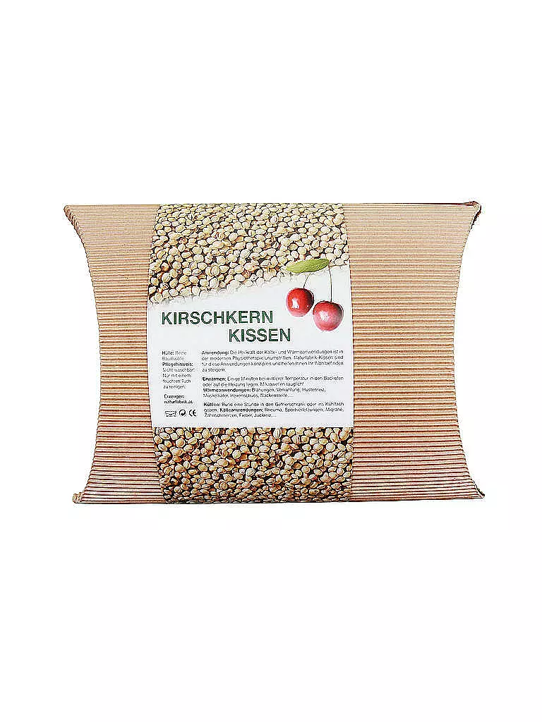 WEBFABRIK | Kirschkernkissen 36x14cm (Natur) | beige