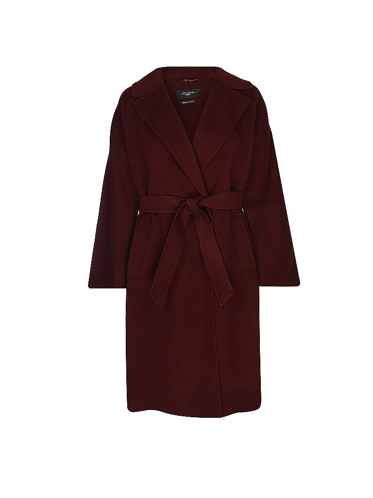 Weekend Max Mara Wollmantel Wkdcivada | 40 Dunkelrot