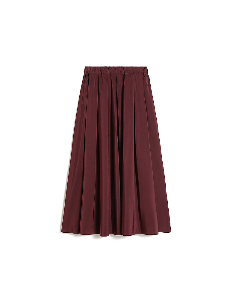 Weekend Max Mara Maxirock Wkdcurvato | 40 Dunkelrot