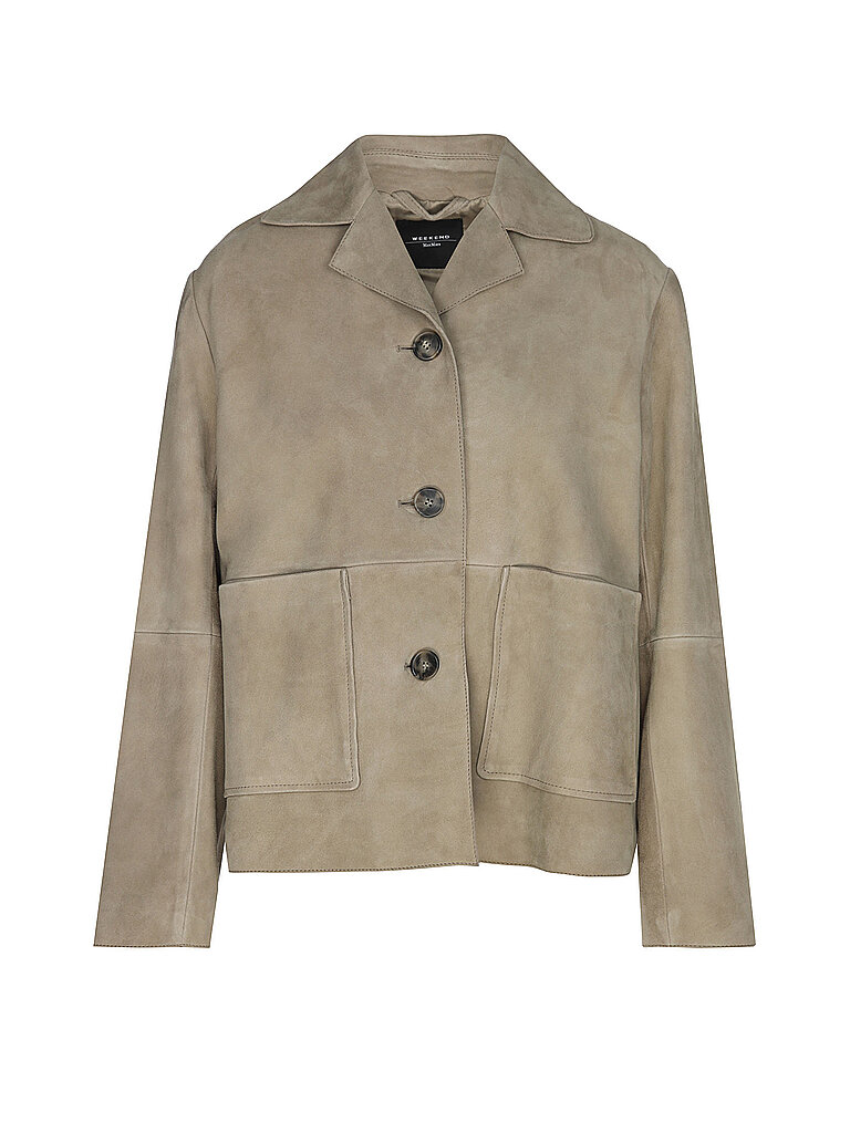 Weekend Max Mara Lederjacke Wkdpalchi | 42 Hellbraun