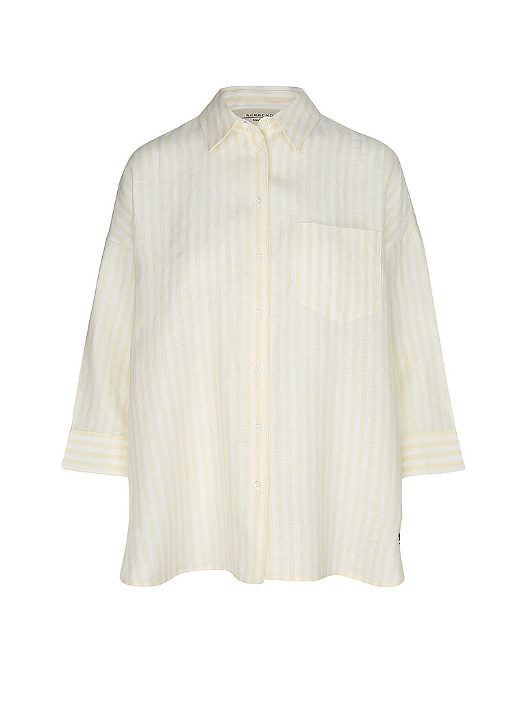 WEEKEND MAX MARA Leinenbluse WKDPANETTO gelb | 36