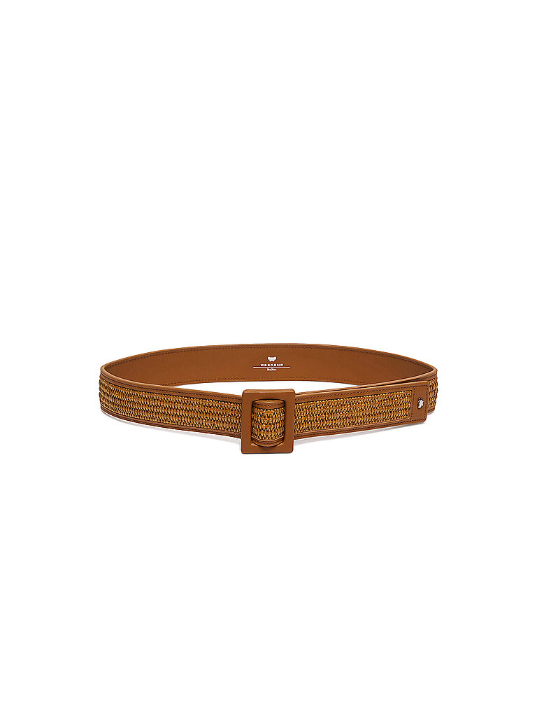 Weekend Max Mara Gürtel Raffia | M Hellbraun