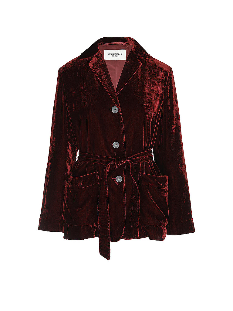 WEEKEND MAX MARA Blazer WKIRECENTE dunkelrot | 42