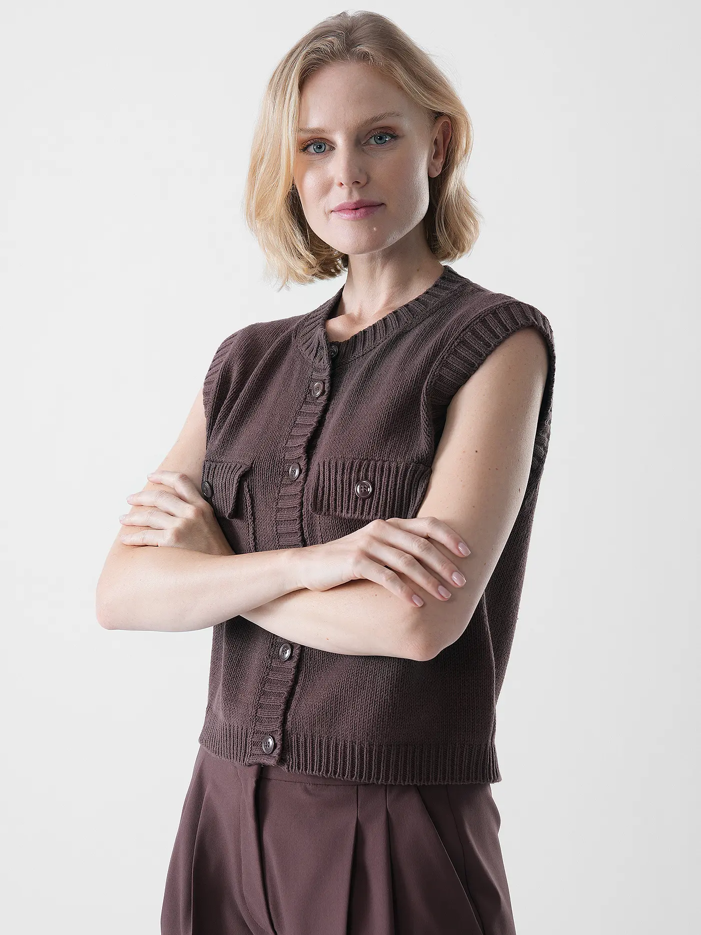 WEEKEND MAX MARA | Gilet CAPRARA | braun