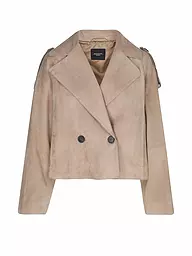 WEEKEND MAX MARA | Lederjacke MAGA | hellbraun