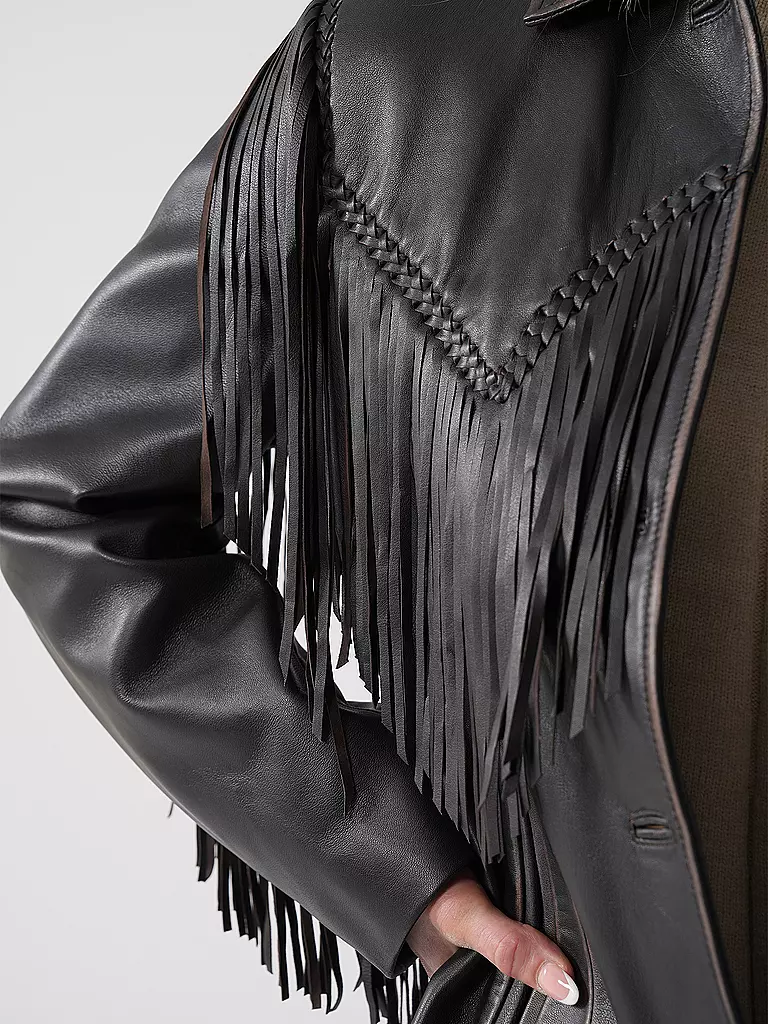 WEEKEND MAX MARA | Lederjacke | braun
