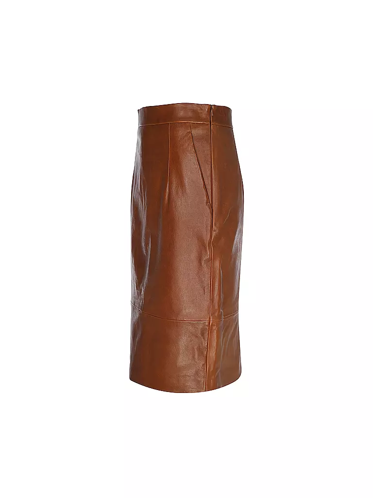 WEEKEND MAX MARA | Lederrock PAPAILE | braun