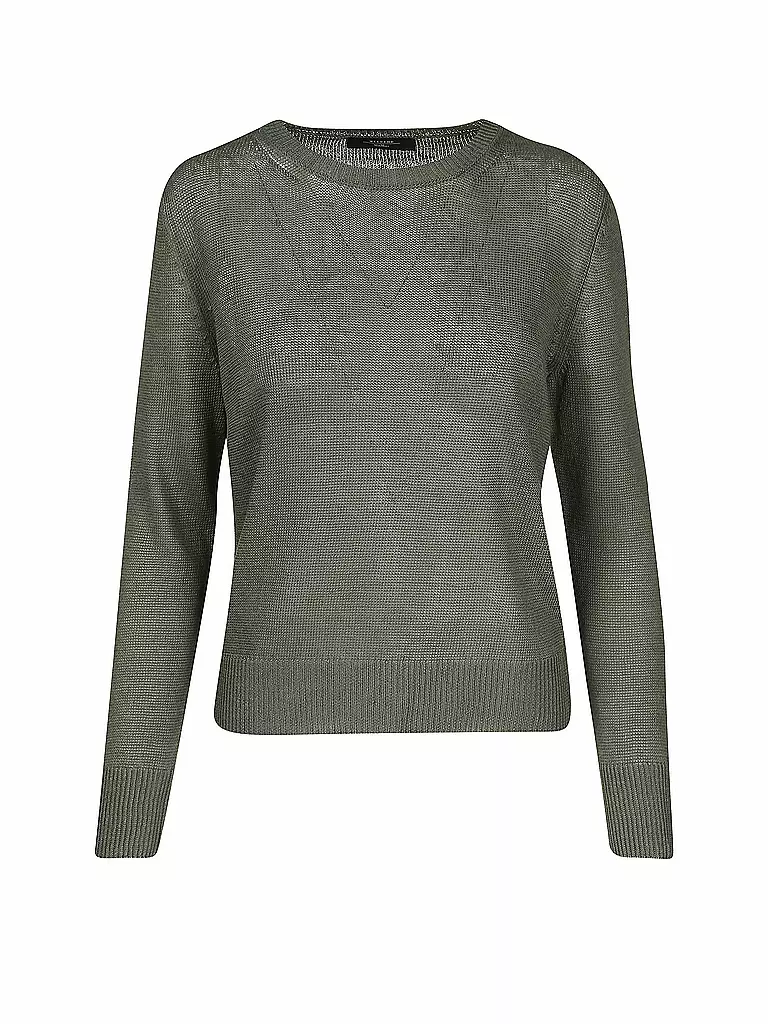 WEEKEND MAX MARA | Leinen Pullover Teiera | grün