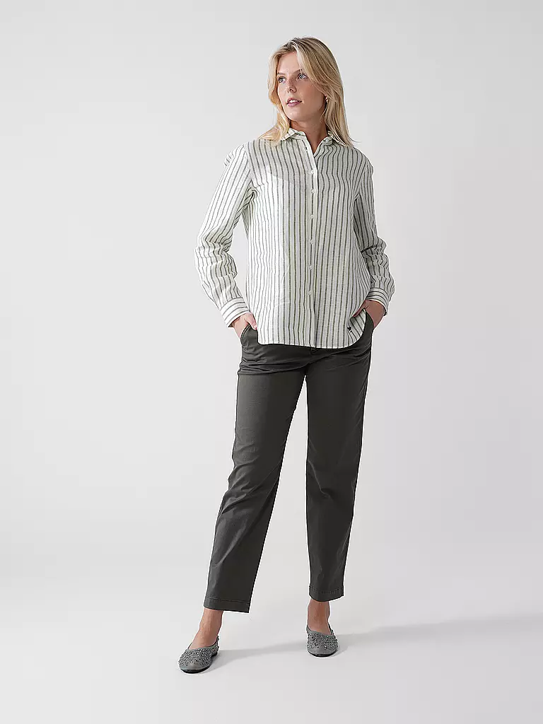 WEEKEND MAX MARA | Leinenbluse JOSEF | grün