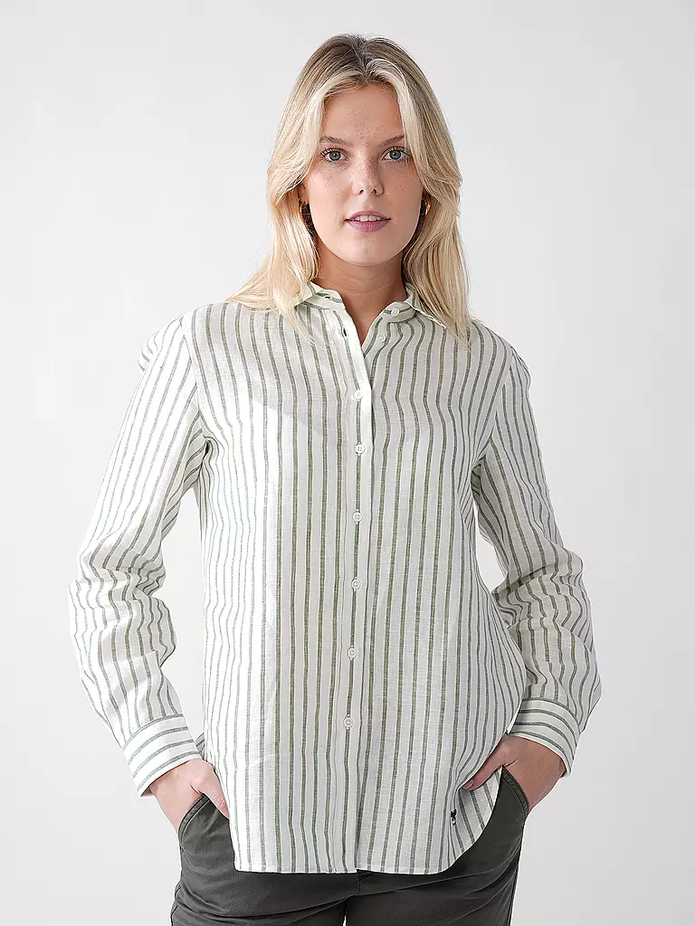 WEEKEND MAX MARA | Leinenbluse JOSEF | grün