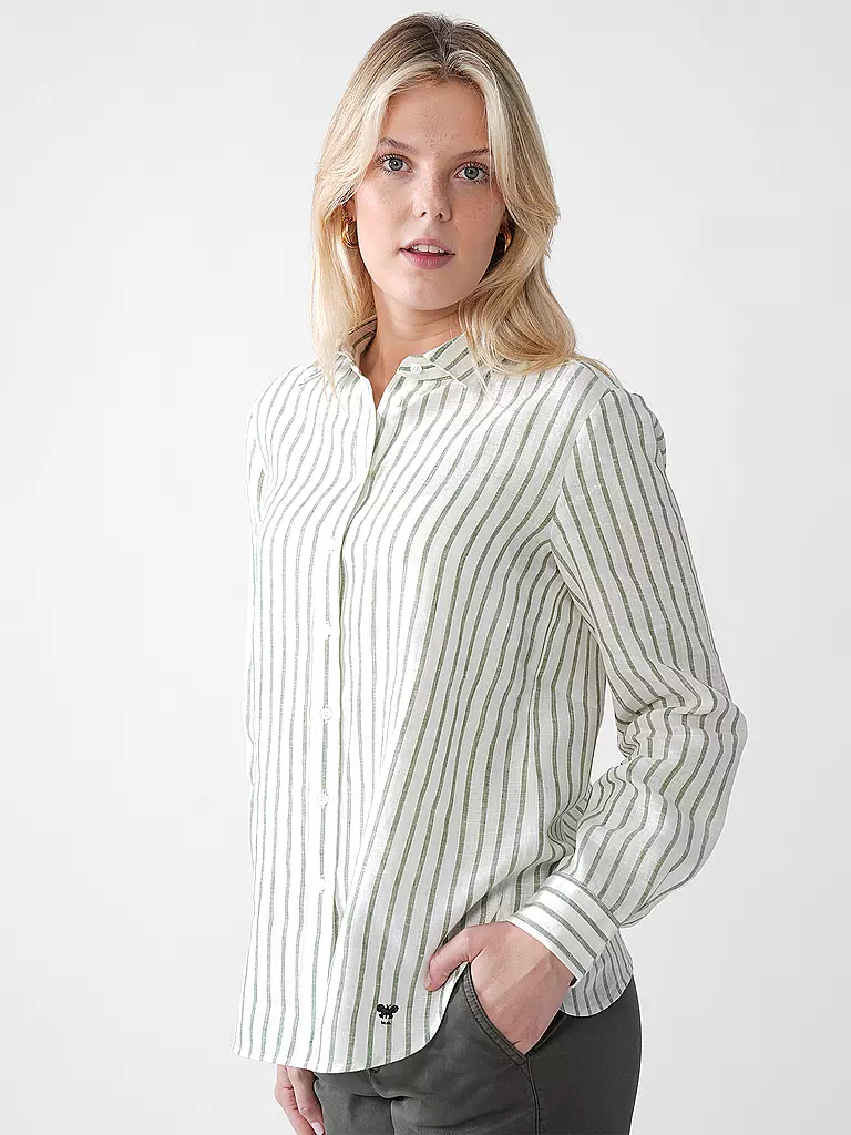 WEEKEND MAX MARA | Leinenbluse JOSEF | grün