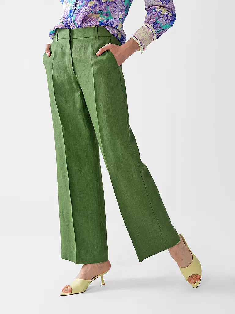 WEEKEND MAX MARA | Leinenhose MALIZIA | grün