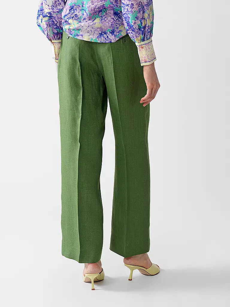 WEEKEND MAX MARA | Leinenhose MALIZIA | grün