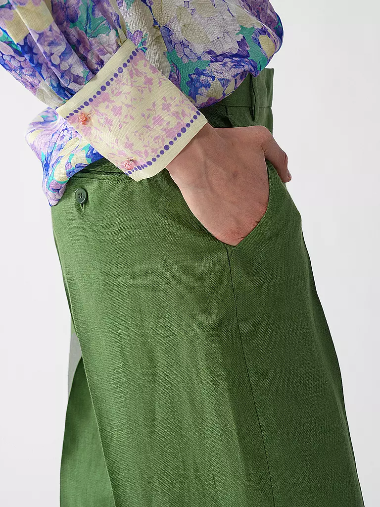WEEKEND MAX MARA | Leinenhose MALIZIA | grün