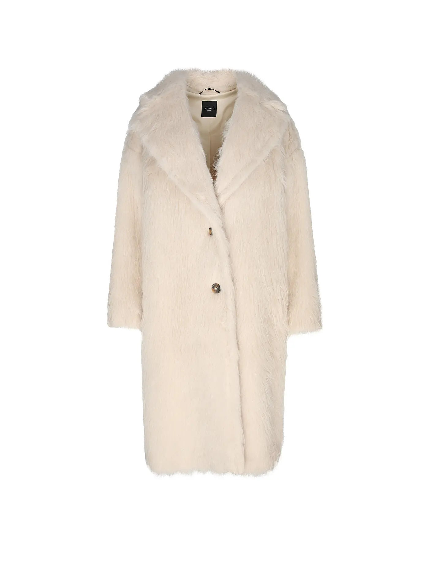 WEEKEND MAX MARA | Mantel in Felloptik CANTONE | beige