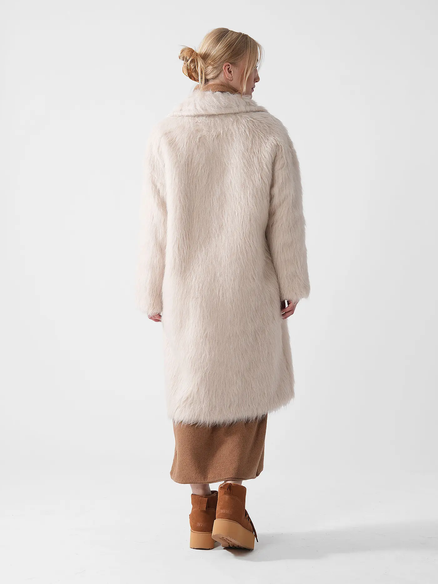 WEEKEND MAX MARA | Mantel in Felloptik CANTONE | beige