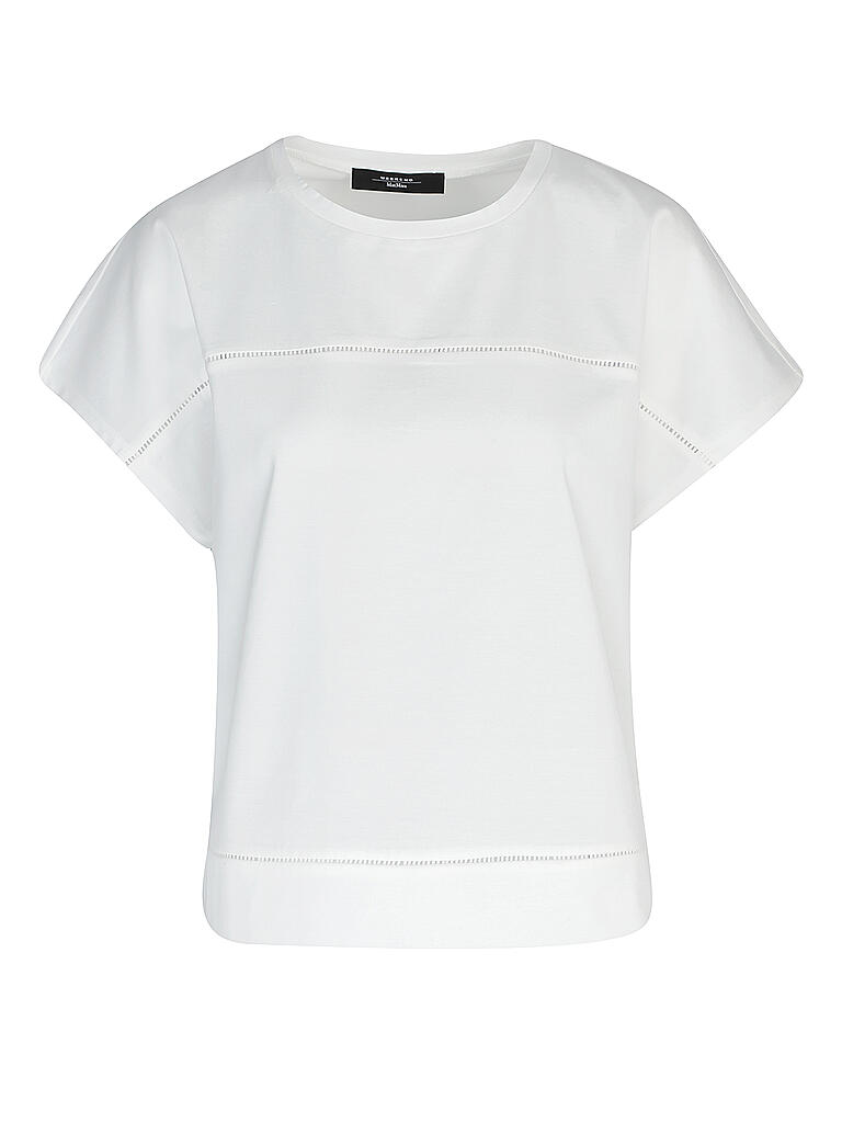 Weekend T By Max Mara RICETTA White Detailed T-Shirt 594110216 001