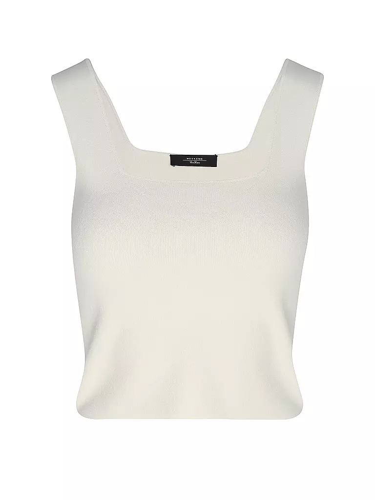 WEEKEND MAX MARA | Top Cropped Fit PILADE | creme
