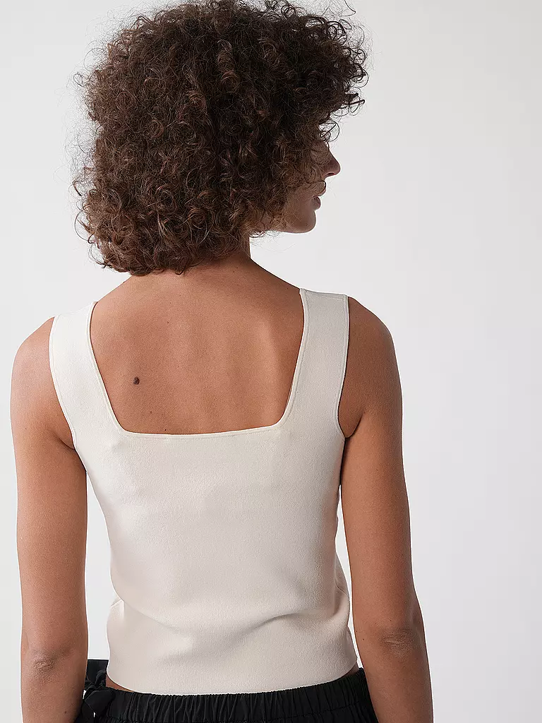 WEEKEND MAX MARA | Top Cropped Fit PILADE | creme