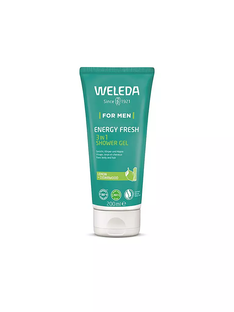 WELEDA | FOR MEN Energy Fresh 3in1 Duschgel 200ml | keine Farbe