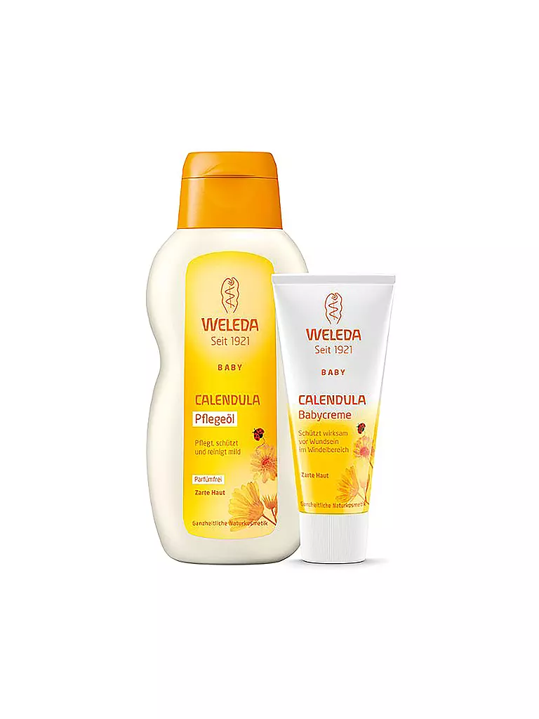 WELEDA | Geschenkset - Baby mit Holzgreifling 200ml / 75ml | keine Farbe