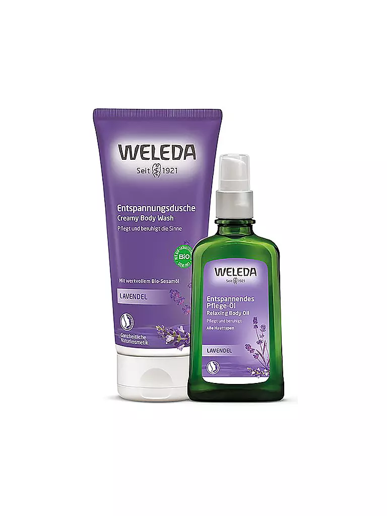 WELEDA | Geschenkset - Lavendel 2020 200ml / 100ml | transparent